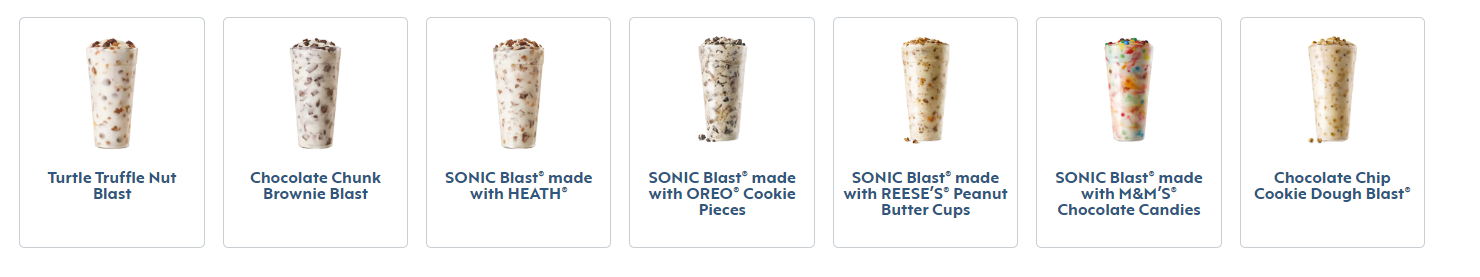 Sonic Blast Menu