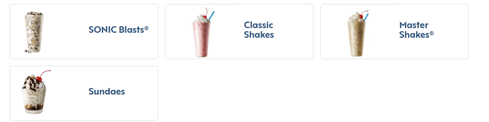 Sonic Frozen Zone Menu
